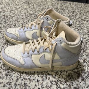 Nike Cream and White Sneakers